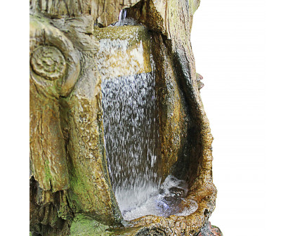 Toscano - Hawksbill Gulch Cascading Illuminated Garden Fountain