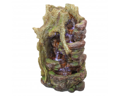 Toscano - Willow Bend Illuminated Garden Fountain