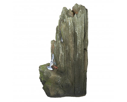 Toscano - Lost Falls Cascading Waterfall Illuminated Tabletop Fountain