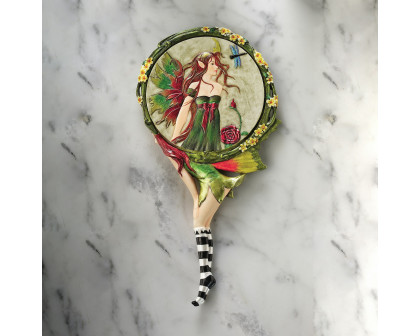 Toscano - Lochloy House Fairy Looking Glass Hand Mirror in Designer Resin