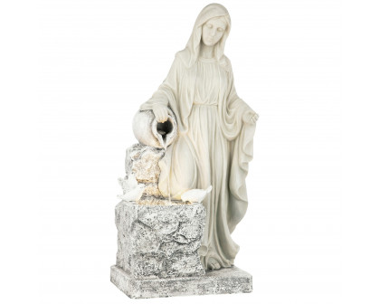 Toscano - The Virgin of Lourdes Healing Waters Sculptural Fountain