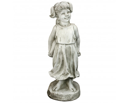 Toscano - Back to Back Brother and Sister Garden Children Statue