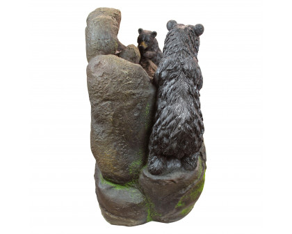 Toscano - Grizzly Gulch Black Bears Sculptural Fountain