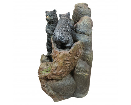 Toscano - Grizzly Gulch Black Bears Sculptural Fountain