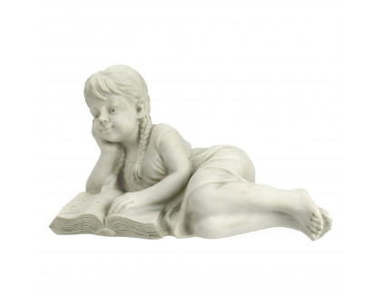 Toscano - Reading Rebecca Garden Scholar Statue