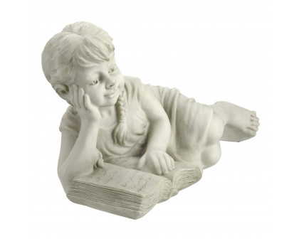 Toscano - Reading Rebecca Garden Scholar Statue