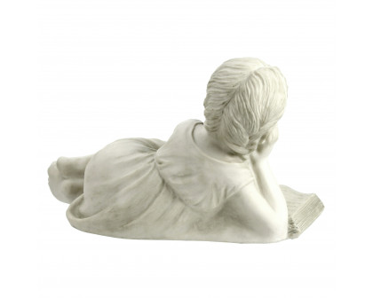 Toscano - Reading Rebecca Garden Scholar Statue