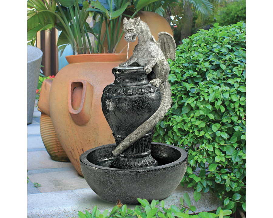 Toscano - The Viper Dragon Sculptural Fountain