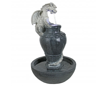 Toscano - The Viper Dragon Sculptural Fountain