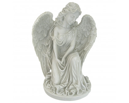 Toscano - Quiet Countenance Praying Angel Garden Statue