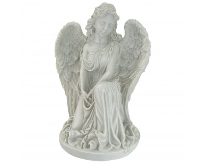 Toscano - Quiet Countenance Praying Angel Garden Statue