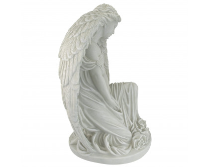 Toscano - Quiet Countenance Praying Angel Garden Statue