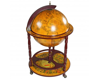 Toscano - Sixteenth-Century Italian Replica Globe Bar Cabinet