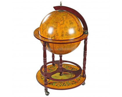 Toscano - Sixteenth-Century Italian Replica Globe Bar Cabinet