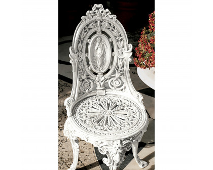 Toscano - Regent Park Victorian Garden Chair in Ancient Ivory, Iron