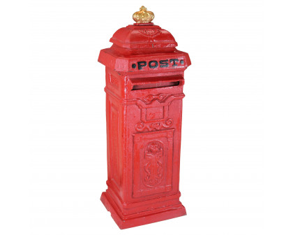 Toscano - British-Style Mailbox in Cast Iron