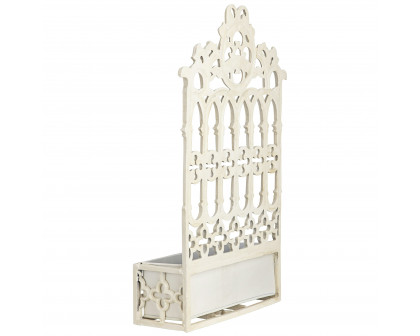 Toscano - Gothic Revival Wall Mount Flower Box in Cast Iron