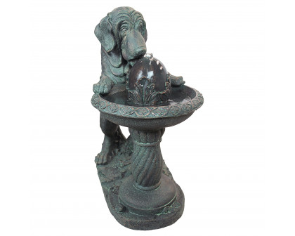 Toscano - Dog Refreshing Drink Sculptural Fountain