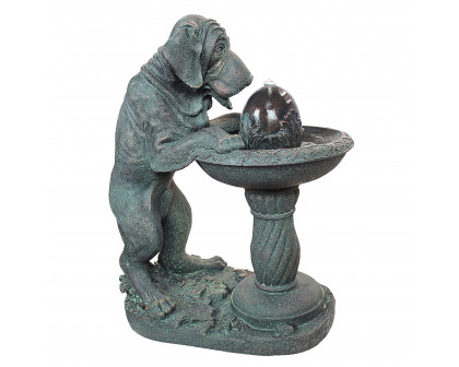 Toscano - Dog Refreshing Drink Sculptural Fountain