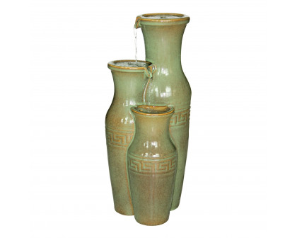 Toscano - Ceramic Grecian Jars Garden Fountain