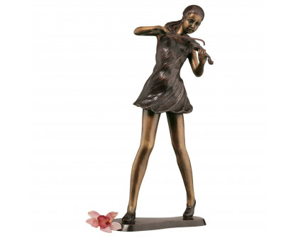 Toscano - The Young Violinist Garden Statue