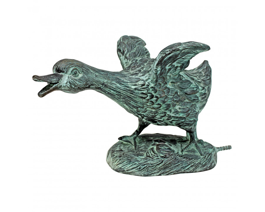 Toscano - Lindell Pond Ducks Spitting Garden Statue