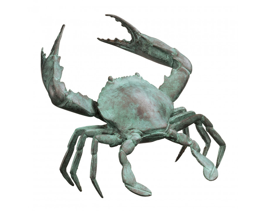 Toscano Crab Garden Statue - Medium