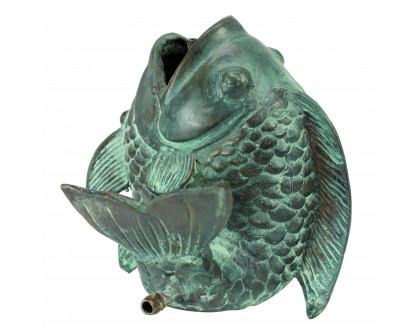 Toscano - Dancing Asian Fish Spitting Garden Statue