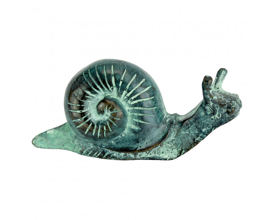 Toscano Land Snail Garden Statue - Small