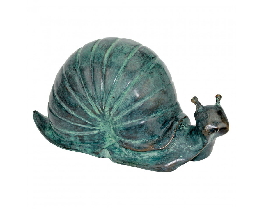 Toscano Land Snail Garden Statue - Large