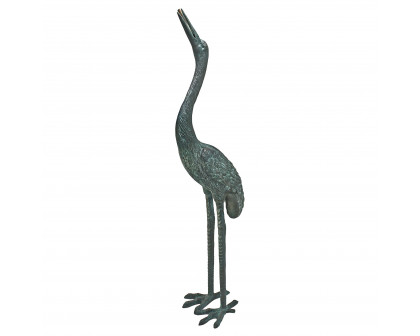 Toscano - Small Crane Piped Garden Statue