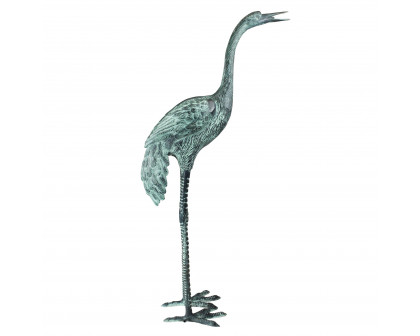 Toscano - Large Crane Piped Garden Statue