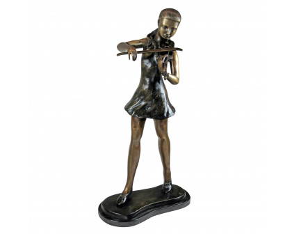 Toscano - The Young Violinist Garden Statue