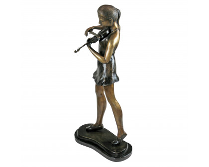 Toscano The Young Violinist Medium Garden Statue