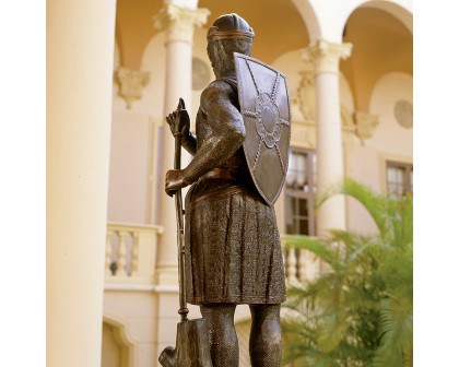 Toscano - Battle Ready Medieval Soldier Garden Statue