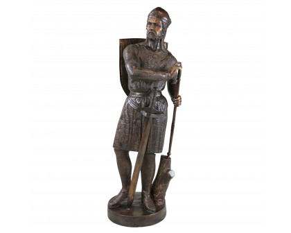 Toscano - Battle Ready Medieval Soldier Garden Statue