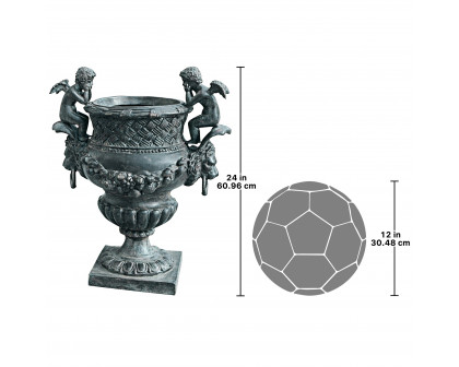 Toscano - The Duval Double Cherub Garden Urn