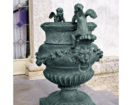 Toscano - The Duval Double Cherub Garden Urn