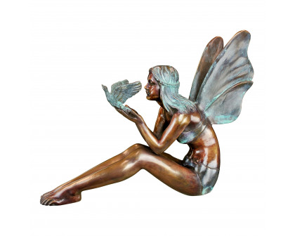 Toscano Bird Fairy Large Garden Statue