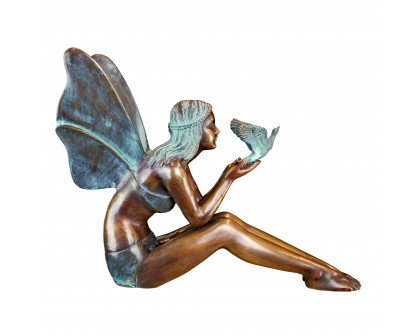 Toscano Bird Fairy Large Garden Statue