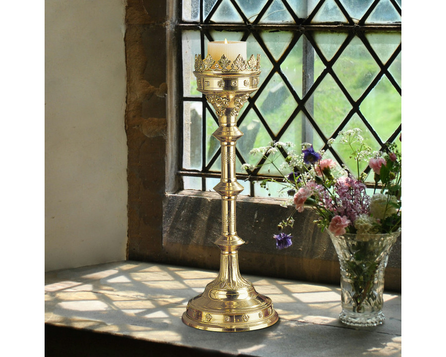 Toscano - Chartres Cathedral Gothic Candlestick