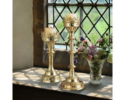 Toscano Chartres Cathedral Gothic Candlestick - Grande