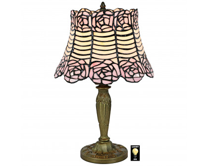 Toscano - Parisian Folies Tiffany-Style Lamp in Stained Glass