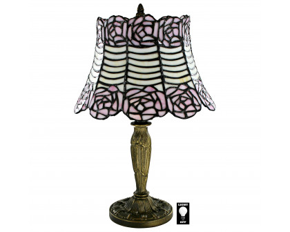 Toscano - Parisian Folies Tiffany-Style Lamp in Stained Glass