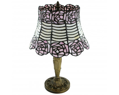 Toscano - Parisian Folies Tiffany-Style Lamp in Stained Glass