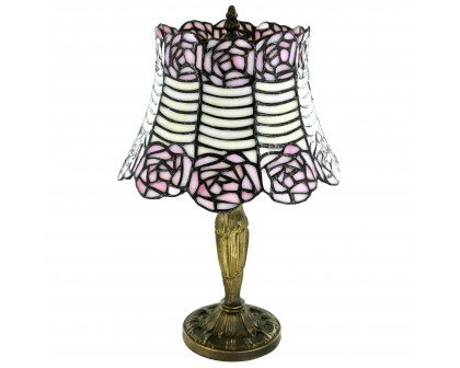 Toscano - Parisian Folies Tiffany-Style Lamp in Stained Glass