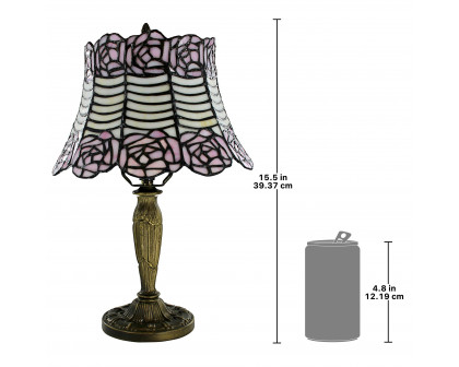 Toscano - Parisian Folies Tiffany-Style Lamp in Stained Glass