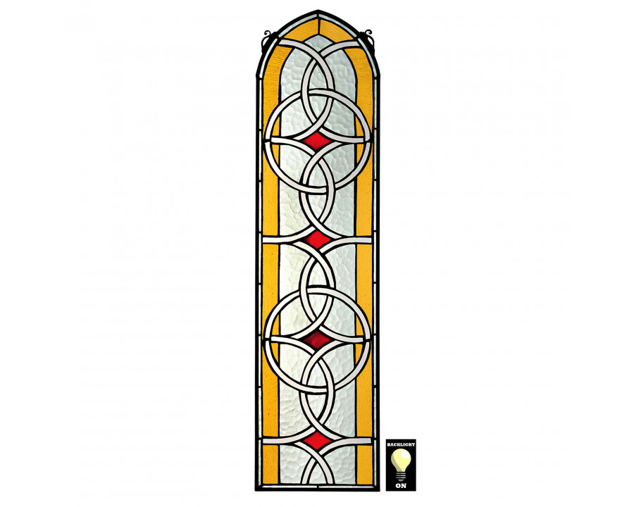 Toscano - Celtic Knotwork Tiffany-Style Stained Glass Window