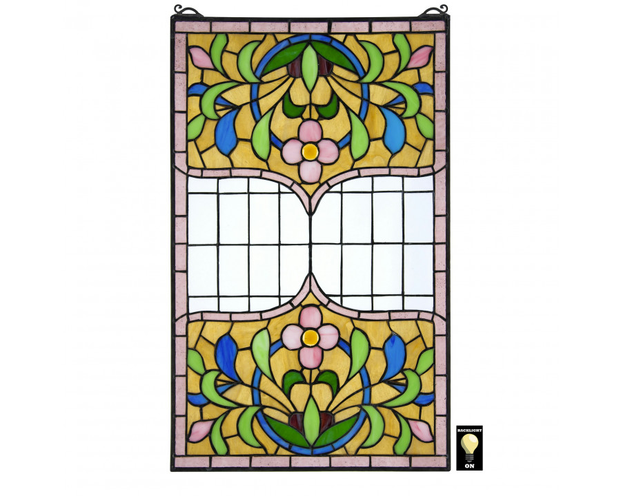 Toscano - Eaton Place Tiffany-Style Stained Glass Window