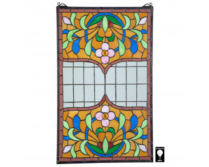 Toscano - Eaton Place Tiffany-Style Stained Glass Window